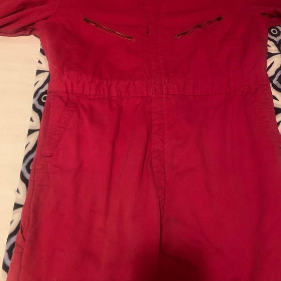 Red coveralls medium size 46 - Picture 3 of 5
